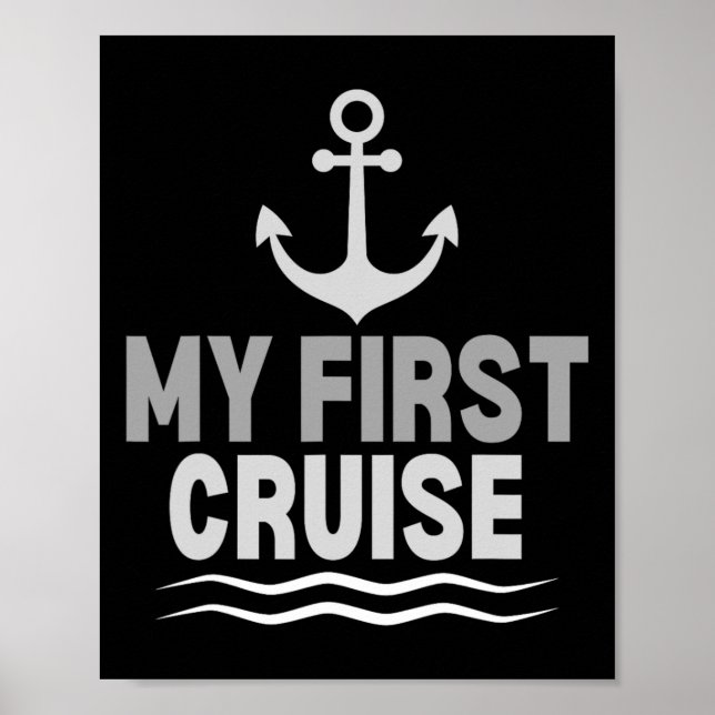 Affiche Enfants Mon premier bateau de croisière Ancre Croi (Devant)
