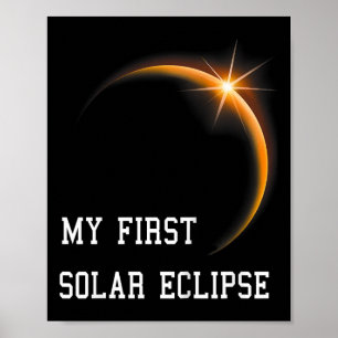 Affiche Enfants Mon premier Solaire Eclipse Garçons Filles