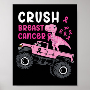 Affiche Enfants Monster Camion Dinosaure Crush Cancer du s
