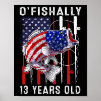 Enfants O'poisson 13 ans Anniversaire 13e annivers