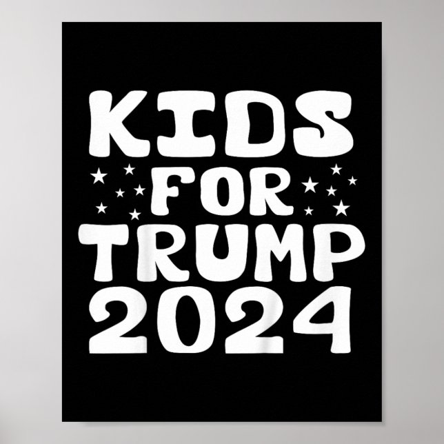 Affiche Enfants pour l'élection de Trump 2024 (Devant)