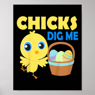 Affiche Enfants Poussins Me Creg Pâques Chasse aux Oeufs P