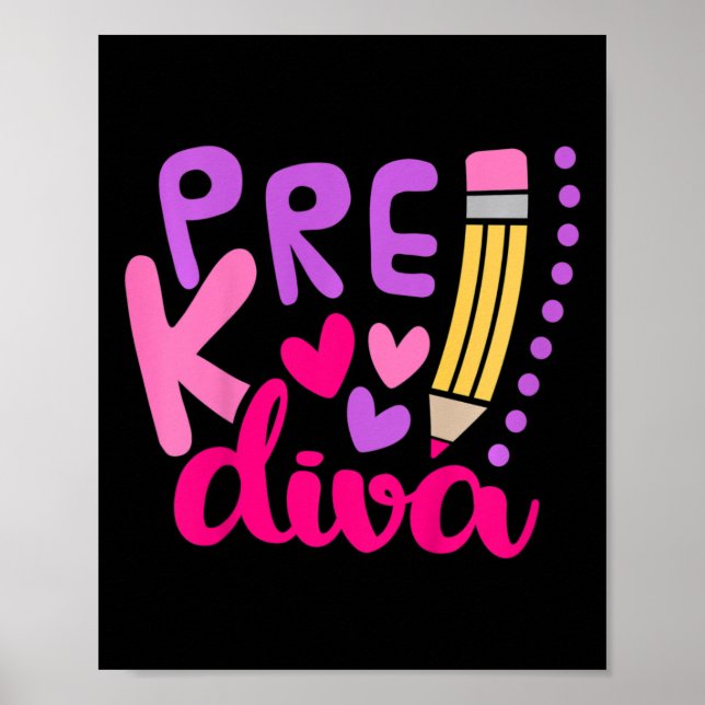 Affiche Enfants Pré-k Diva (Devant)