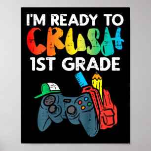 Affiche Enfants Prêts À Écraser 1ère Classe Premier Jeu Vi