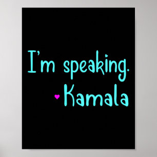 Affiche Enfants que je parle Kamala Harris Inspirational V