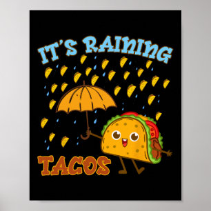 Affiche Enfants Sa Pluie Taco-shirt Mexicain Garçon Funny 