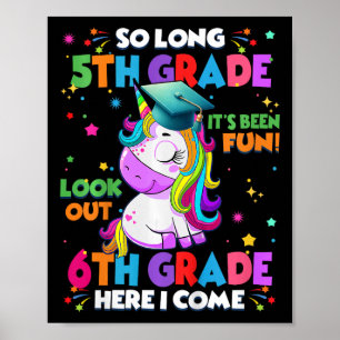Affiche Enfants si long 5e année Graduation Ici Je viens 6