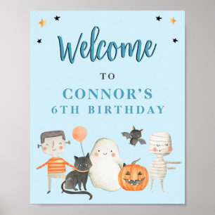 Affiche Enfants Spotacular Halloween fête d'anniversaire B