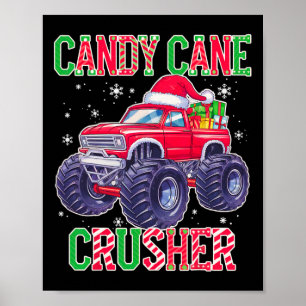 Affiche Enfants Sucre de canne de Noël Croisher Xmas Monst
