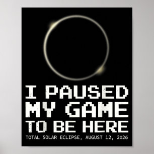 Affiche Enfants Totalité de l'éclipse solaire Totalité Jou