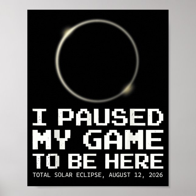 Affiche Enfants Totalité de l'éclipse solaire Totalité Jou (Devant)