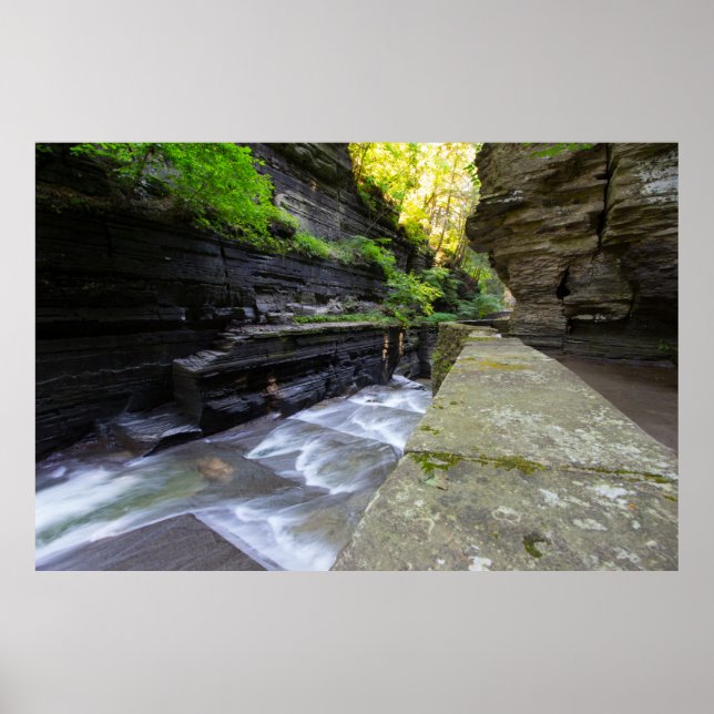 Affiche Enfield Glen, Robert H Treman State Park, NY (Devant)