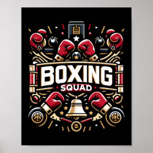 Affiche Engin De Boxe Pour Les Boxes