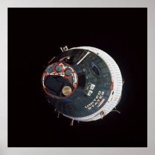 Affiche Engin spatial Gemini 7 vu de Gemini 6A