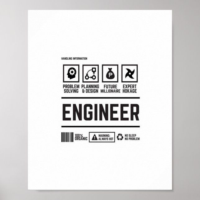 Affiche engineer (Devant)
