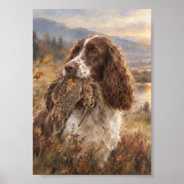 Affiche English Springer Spaniel  (Devant)