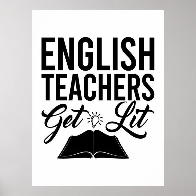 Affiche English Teachers Get Lit (Devant)