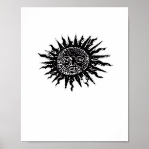 Affiche Engraving médiévales - Whimsigoth Aesthétique - Wh