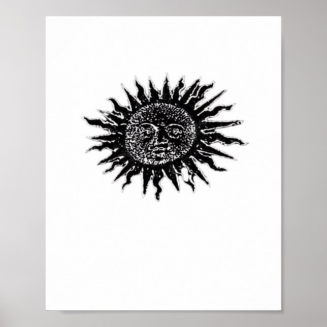 Affiche Engraving médiévales - Whimsigoth Aesthétique - Wh (Devant)