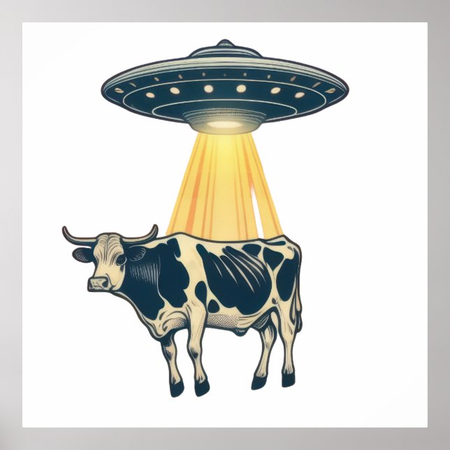 Affiche Enlèvement de vaches (Devant)