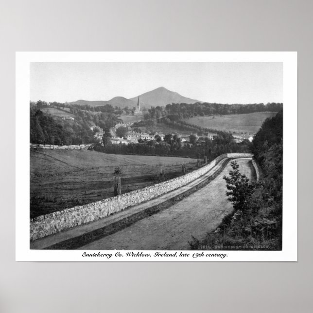 Affiche Enniskerry Co. Wicklow Irlande, 19e siècle (Devant)