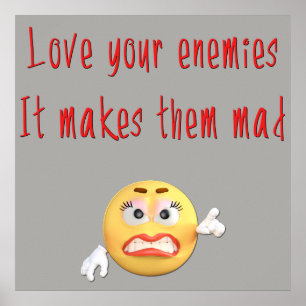 Affiche Énonciations drôles sarcastiques et sarcasme salé