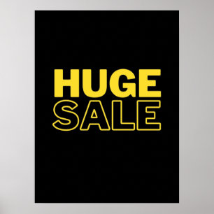 AFFICHE ÉNORME VENTE