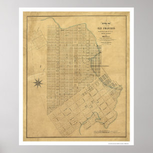 Affiche Enquête de San Francisco par Michelin 1849