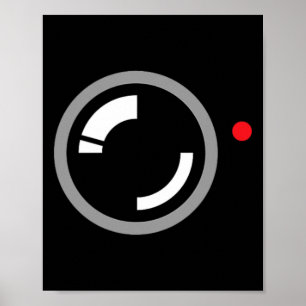 Affiche Enregistrement vidéo secret amusant Cameraman Hall