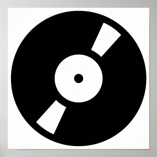 Affiche enregistrement vinly rétro (Devant)