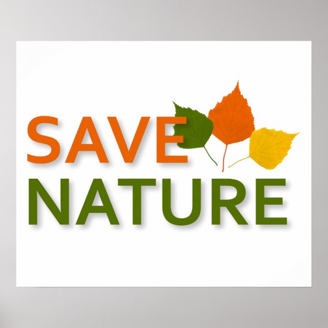 Affiche Enregistrer la nature (Devant)