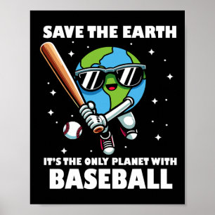 Affiche Enregistrer la Terre Vendre Conception Amusante Jo