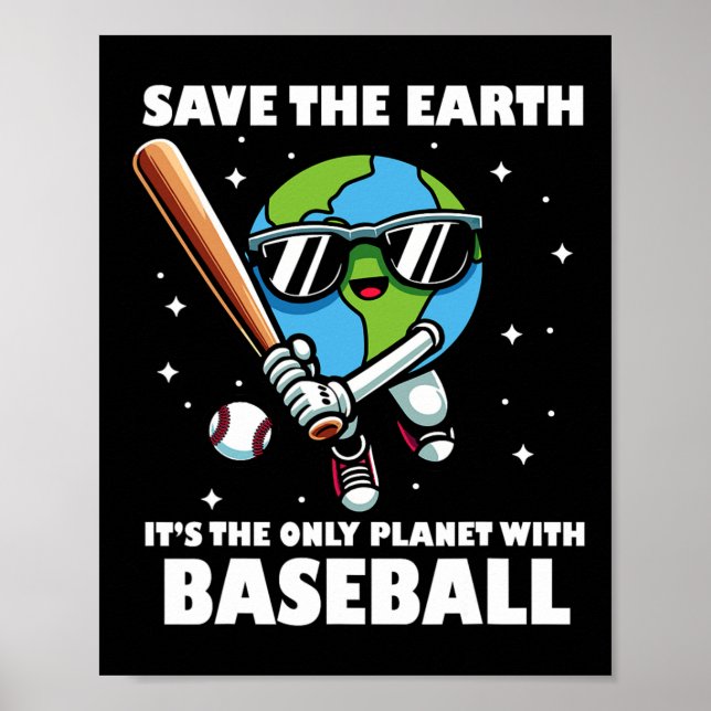 Affiche Enregistrer la Terre Vendre Conception Amusante Jo (Devant)