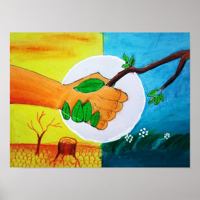 AFFICHE ENREGISTRER L'ARBRE (Devant)