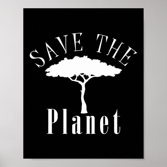 Affiche Enregistrer le Jour des terres de protection De l' (Devant)