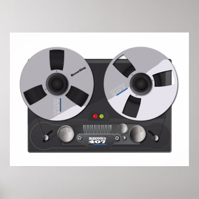 Affiche Enregistreur sur bande (Devant)