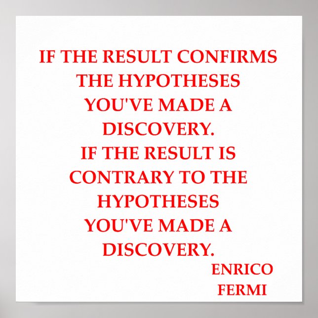 Affiche enrico fermi (Devant)