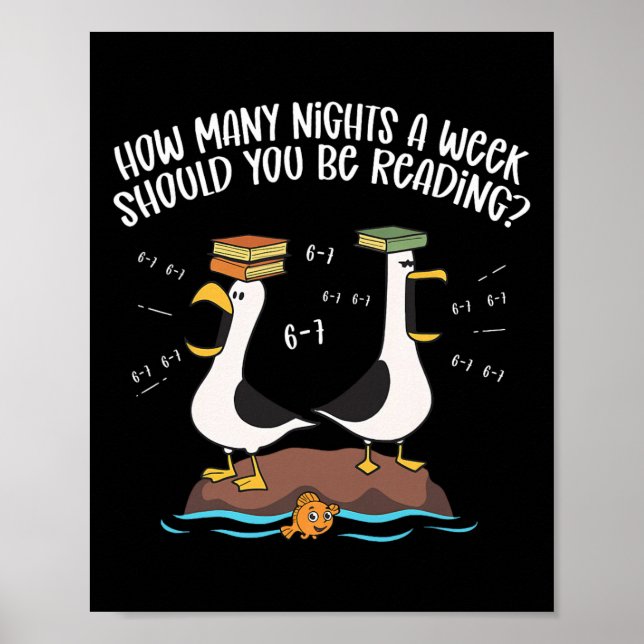Affiche Enseignant 67 Combien de nuits par semaine devriez (Devant)