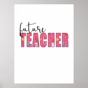 Affiche Enseignant Art futur Enseignant