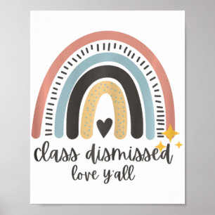 Affiche Enseignant Cl Rejeté L'Amour Y'all Dernier Jour De