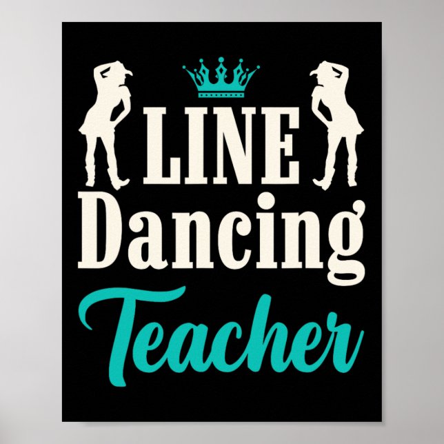 Affiche Enseignant de la danse en ligne (Devant)