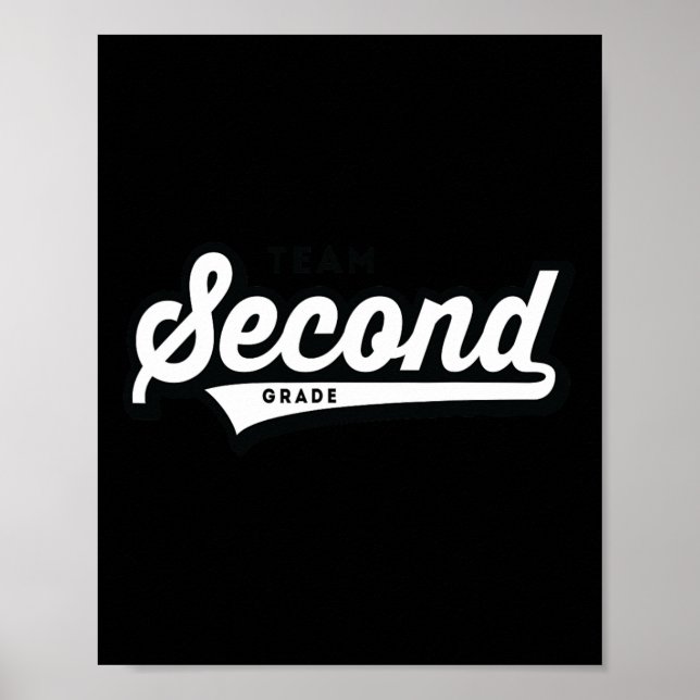 Affiche Enseignant de l'école secondaire de l'équipe de ba (Devant)