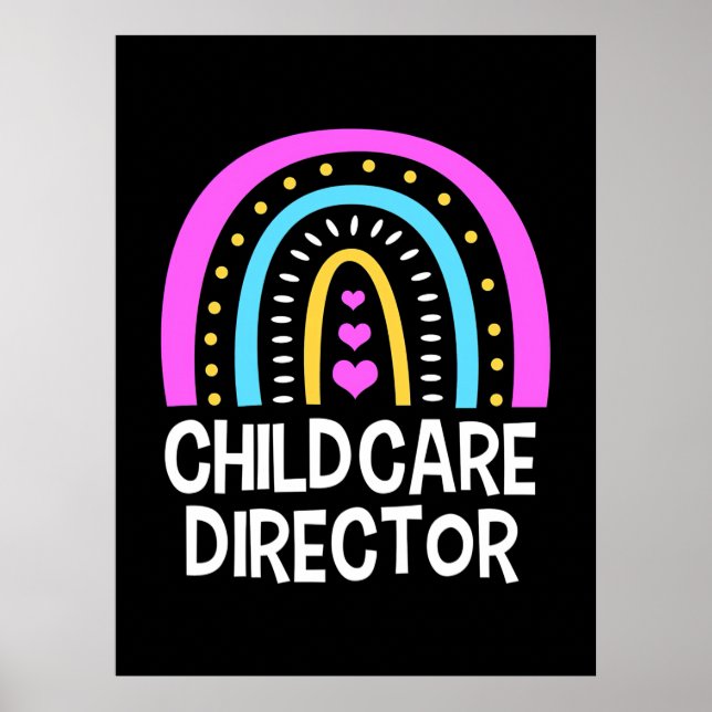 Affiche Enseignant Directeur de la garde d'enfants (Devant)
