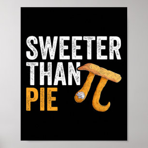 Affiche Enseignant Geek de mathématiques à tarte plus doux