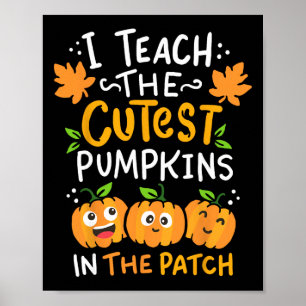 Affiche Enseignant Halloween Pré-maternelle Enseignant Mat