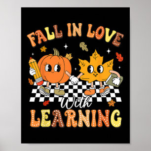 Affiche Enseignant Halloween Tomber Amoureux Avec L'Appren