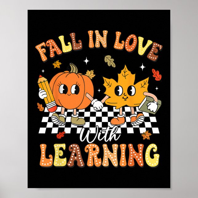 Affiche Enseignant Halloween Tomber Amoureux Avec L'Appren (Devant)
