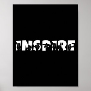 Affiche Enseignant Langue des Signes Américaines Sensibili