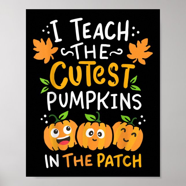 Affiche Enseignant Pré-K Enseignant jardin d'enfants Hallo (Devant)