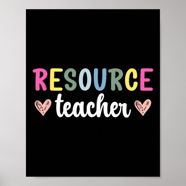 Affiche Enseignant ressource Enseignement ressource  (Devant)